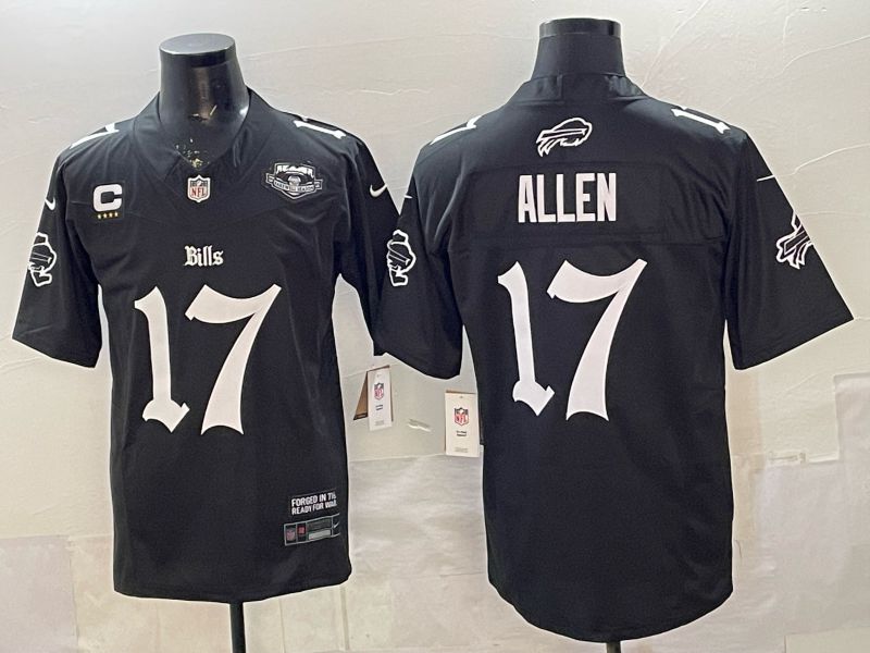 Men 2026 Buffalo Bills #17 Allen Black 7th generations Nike Limited NFL Jersey style 011